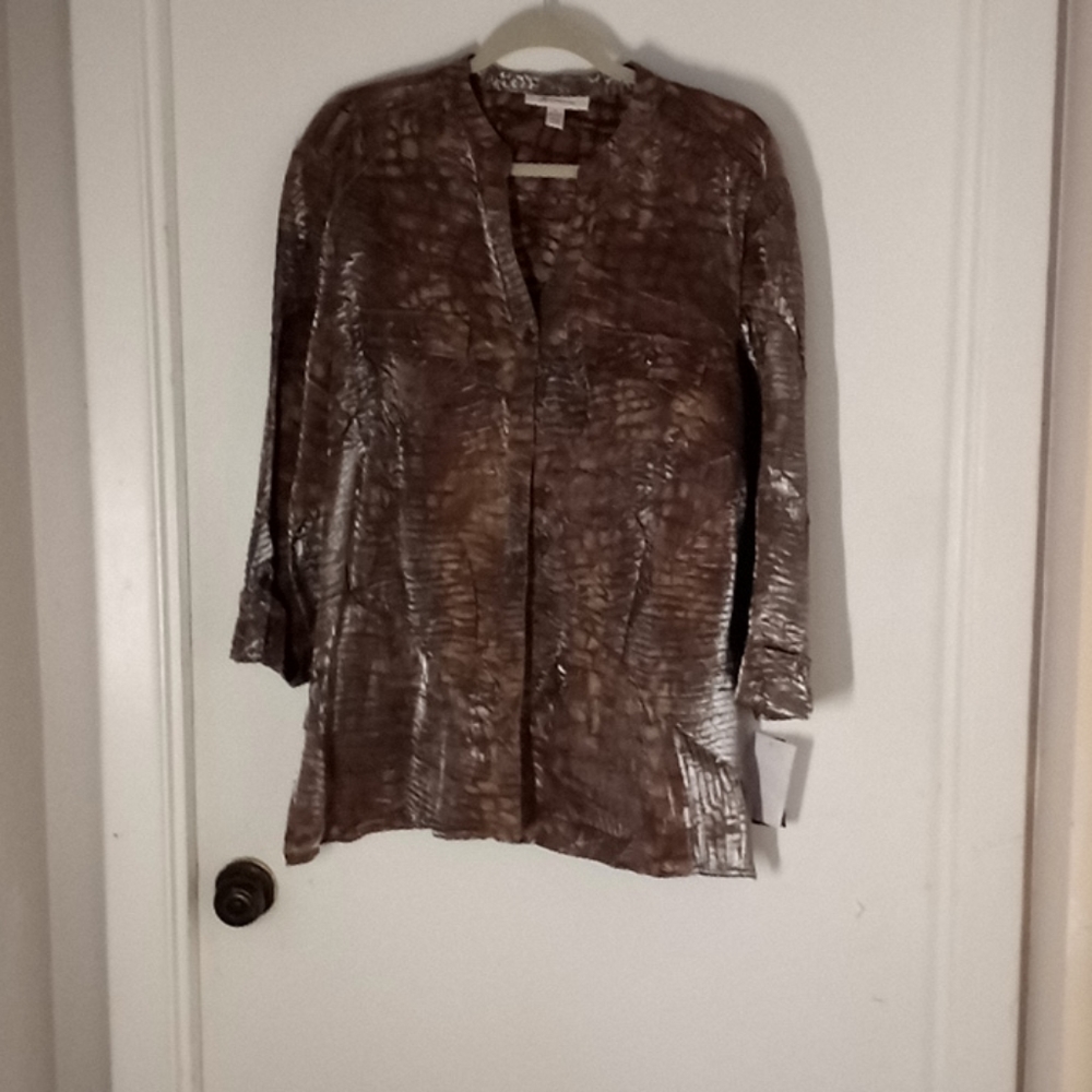 JM Collection Macys button up top